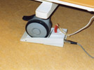 P144_bed_leg_with_wheel